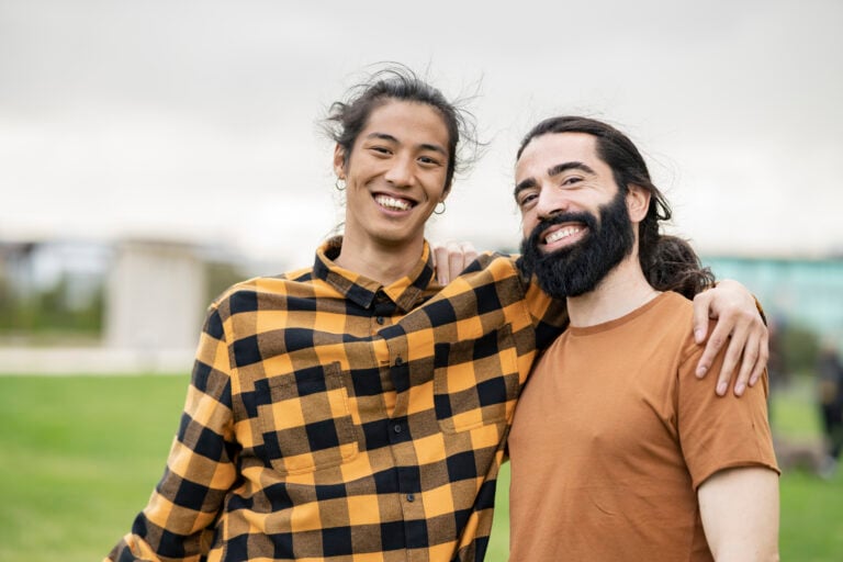 A recovery coach and a person struggling with addiction